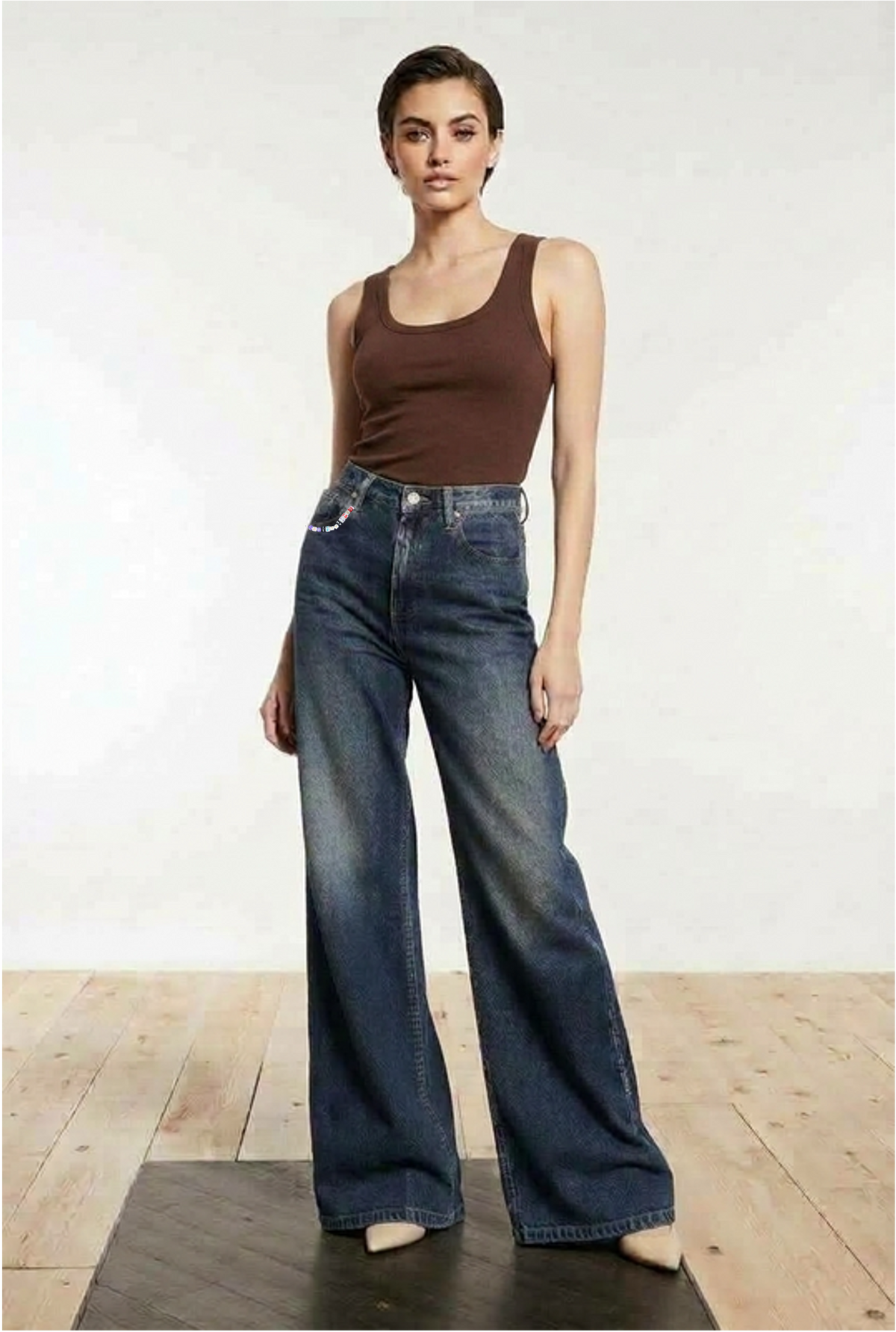 Ale cotton stretch tank top