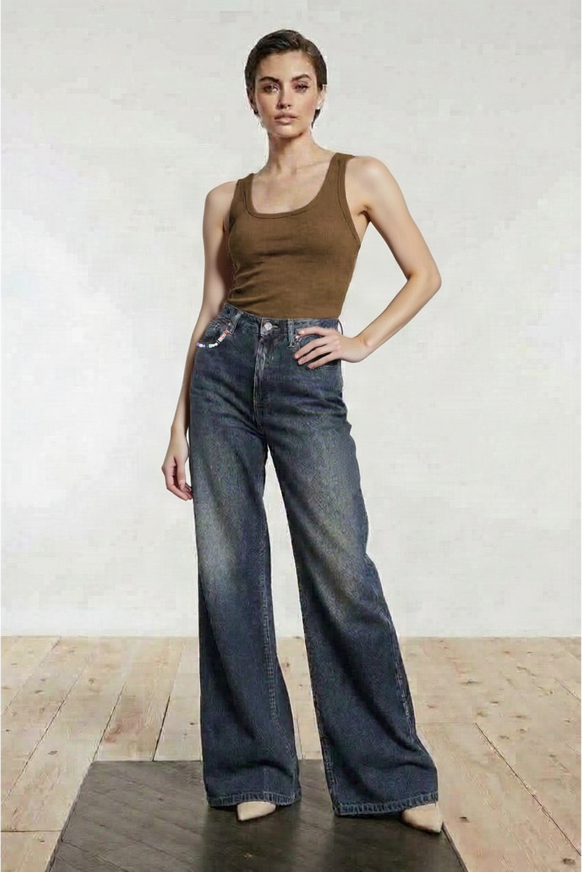 Ale cotton stretch tank top