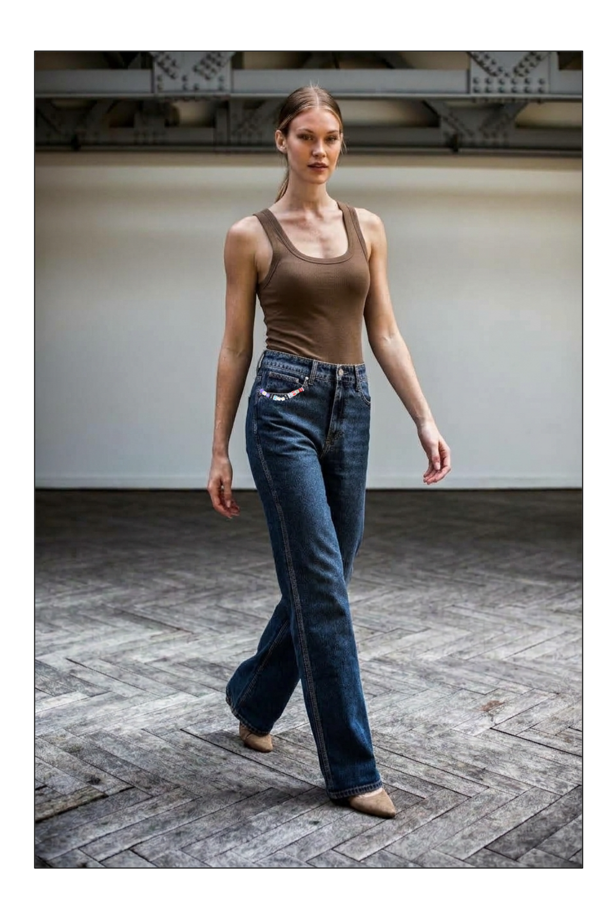 Ale cotton stretch tank top