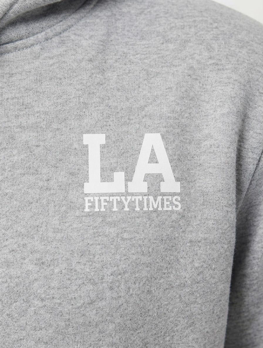 Mark grey regular fit hoodie