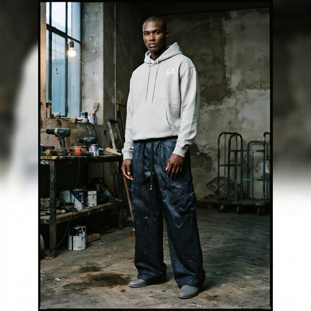 Mark grey regular fit hoodie