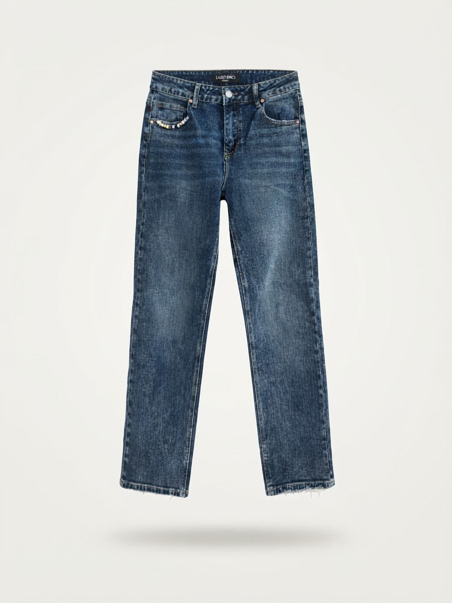 Patty regular fit denim stretch pant